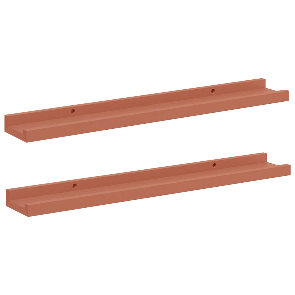 Wall Shelf With Shelf 2 Pcs Enginee Wood