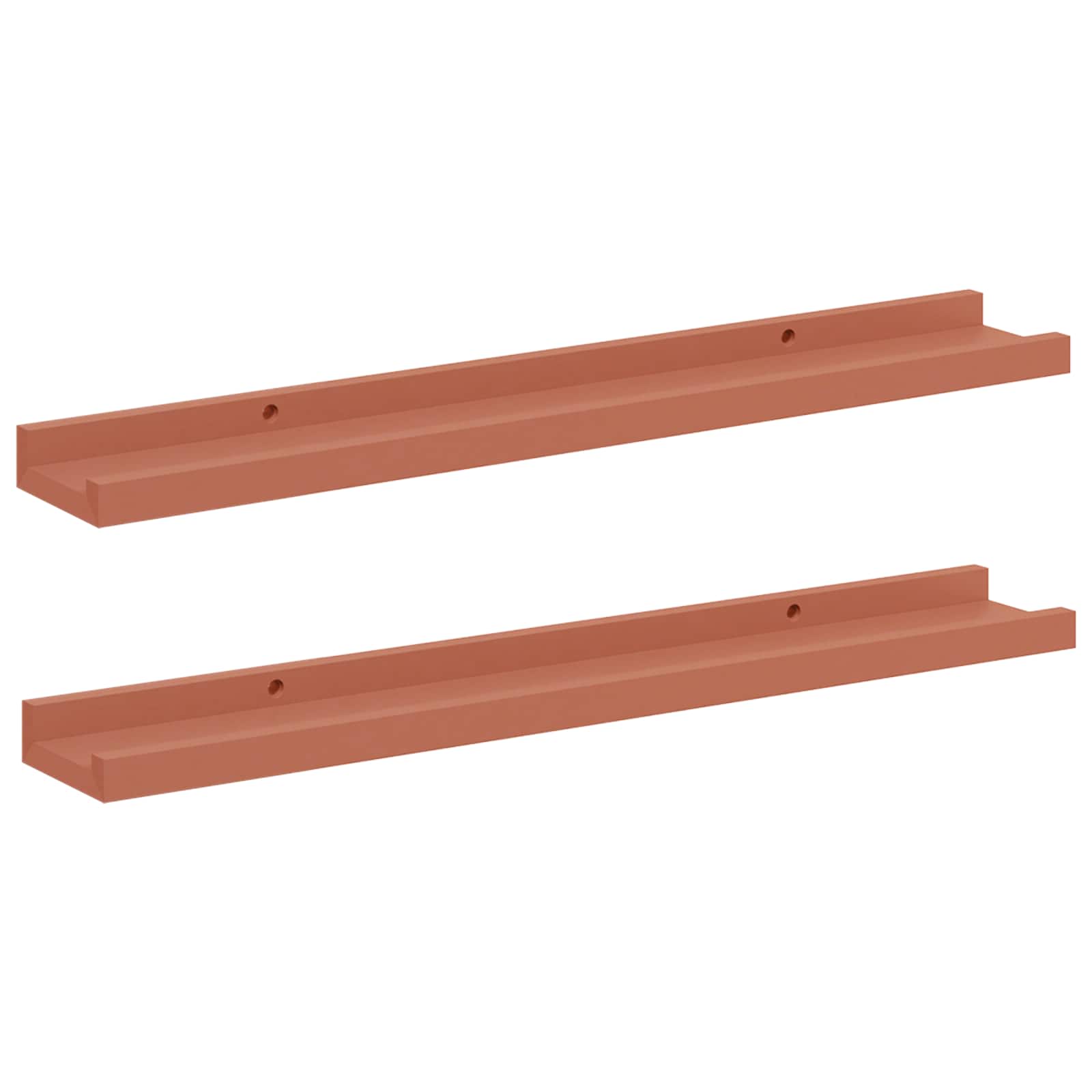 Wall Shelf With Shelf 2 Pcs Enginee Wood