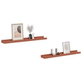 Wall Shelf With Shelf 2 Pcs Enginee Wood