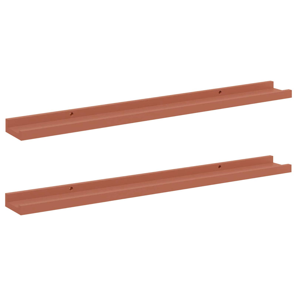 Wall Shelf With Shelf 2 Pcs Enginee Wood