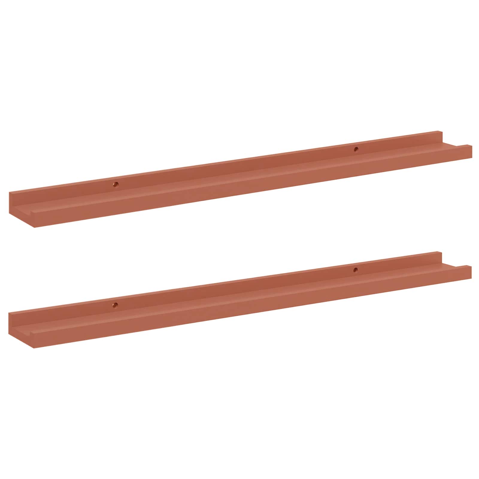 Wall Shelf With Shelf 2 Pcs Enginee Wood