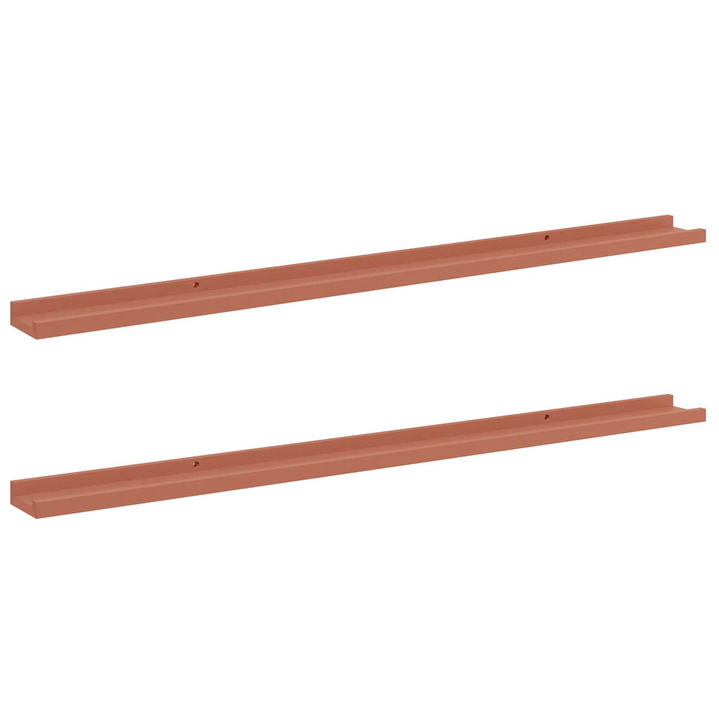 Wall Shelf With Shelf 2 Pcs Enginee Wood