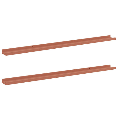 Wall Shelf With Shelf 2 Pcs Enginee Wood
