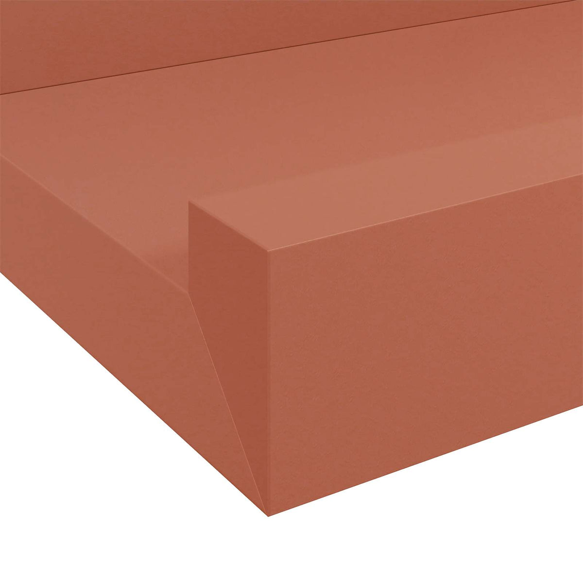 Wall Shelf Set of 4 Floating Shelves Engineered Wood Display Storage