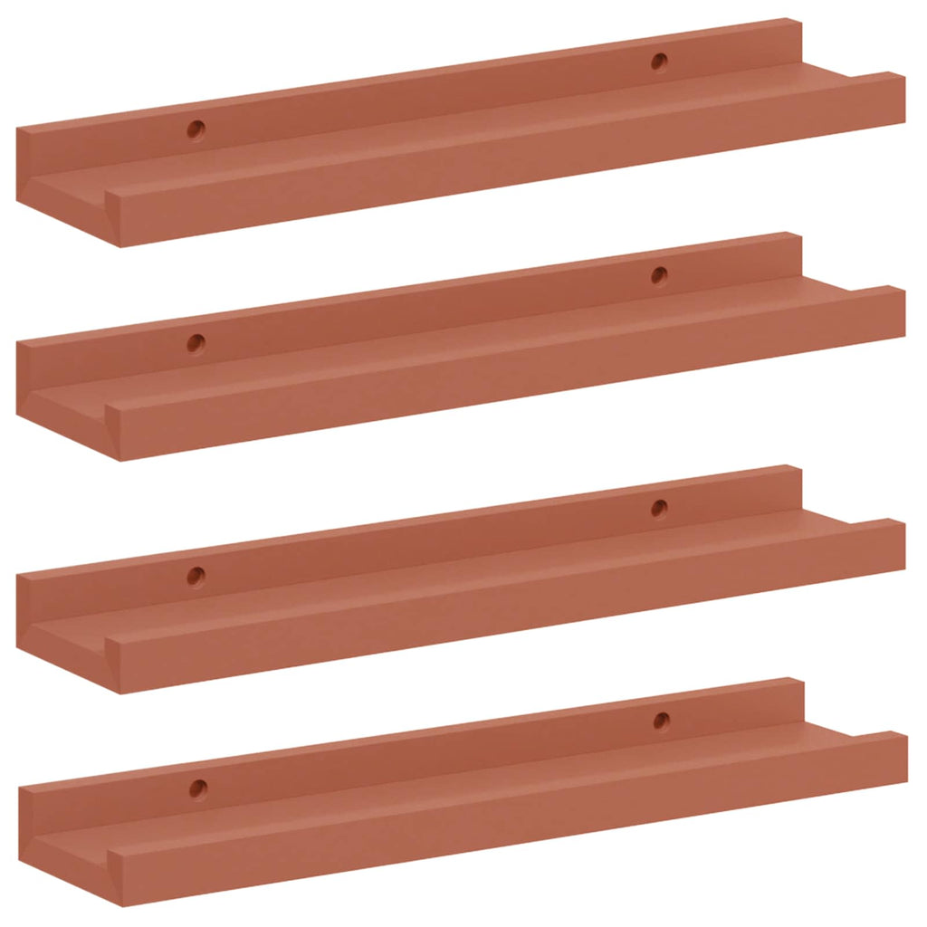 Wall Shelf With Shelf 4 Pcs Enginee Wood