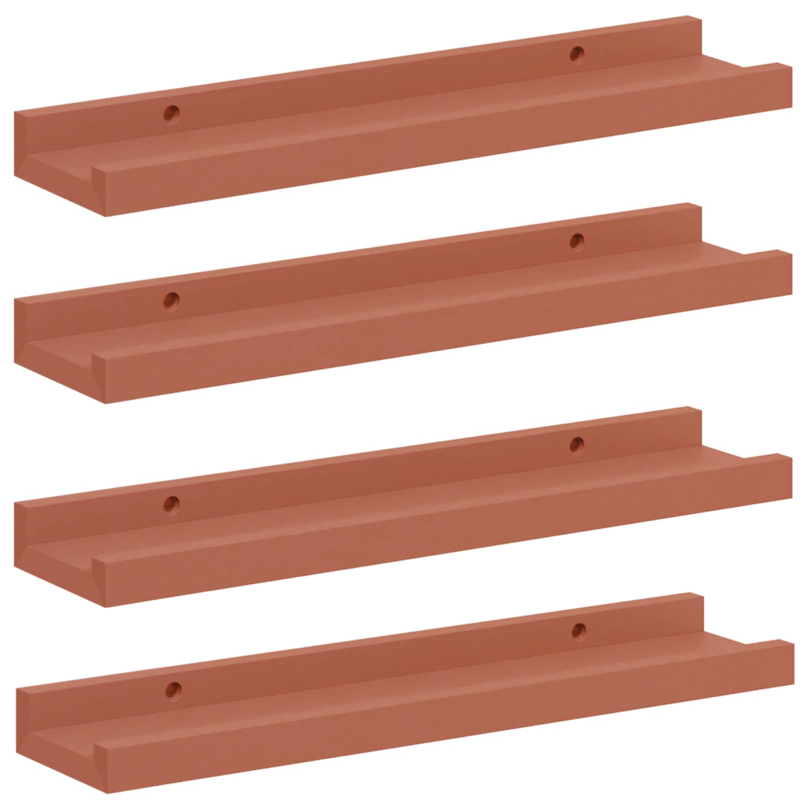 Wall Shelf With Shelf 4 Pcs Enginee Wood