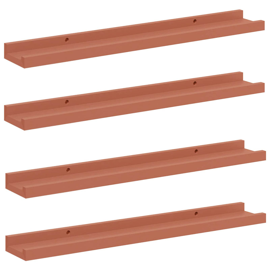 Wall Shelf With Shelf 4 Pcs Enginee Wood