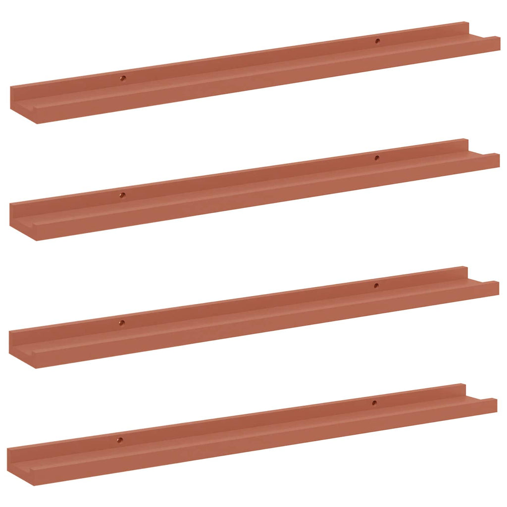 Wall Shelf With Shelf 4 Pcs Enginee Wood