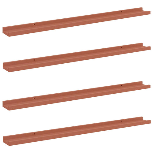 Wall Shelf With Shelf 4 Pcs Enginee Wood