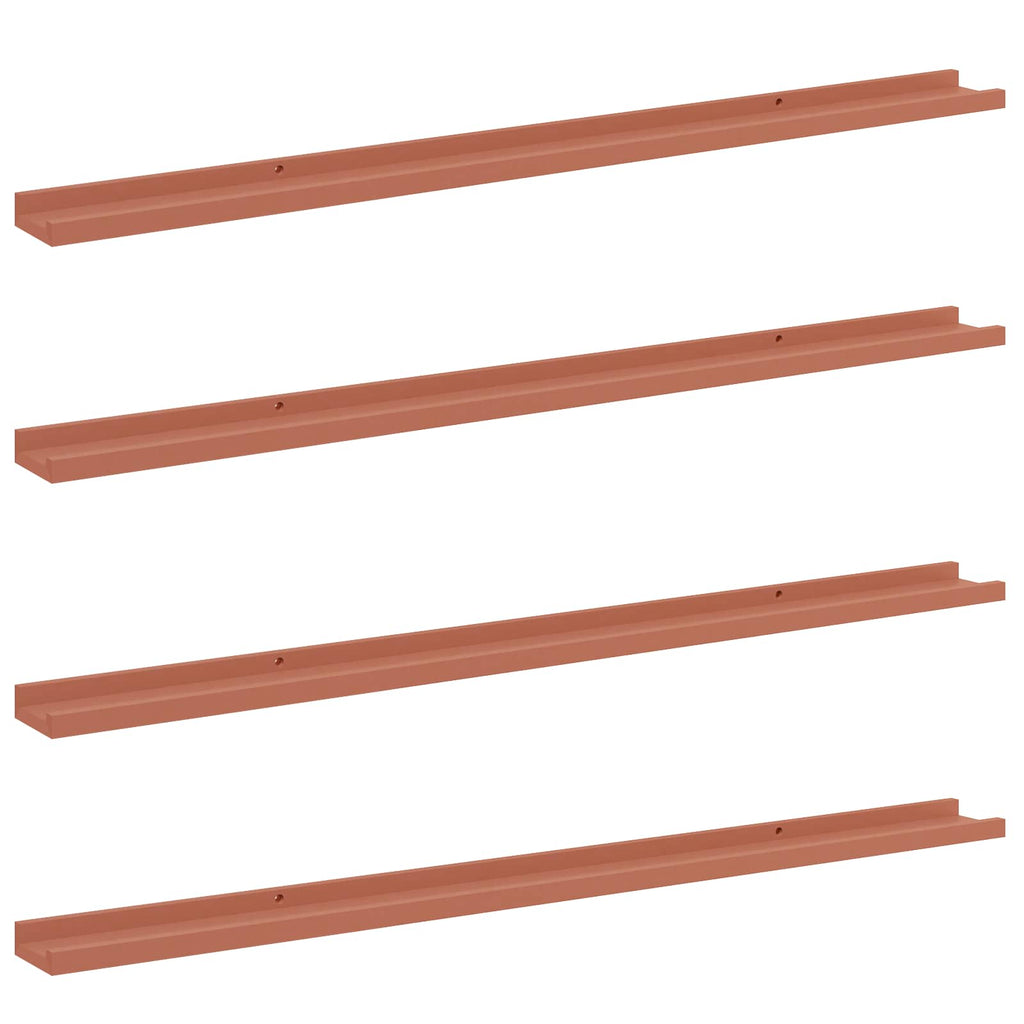 Wall Shelf With Shelf 4 Pcs Enginee Wood