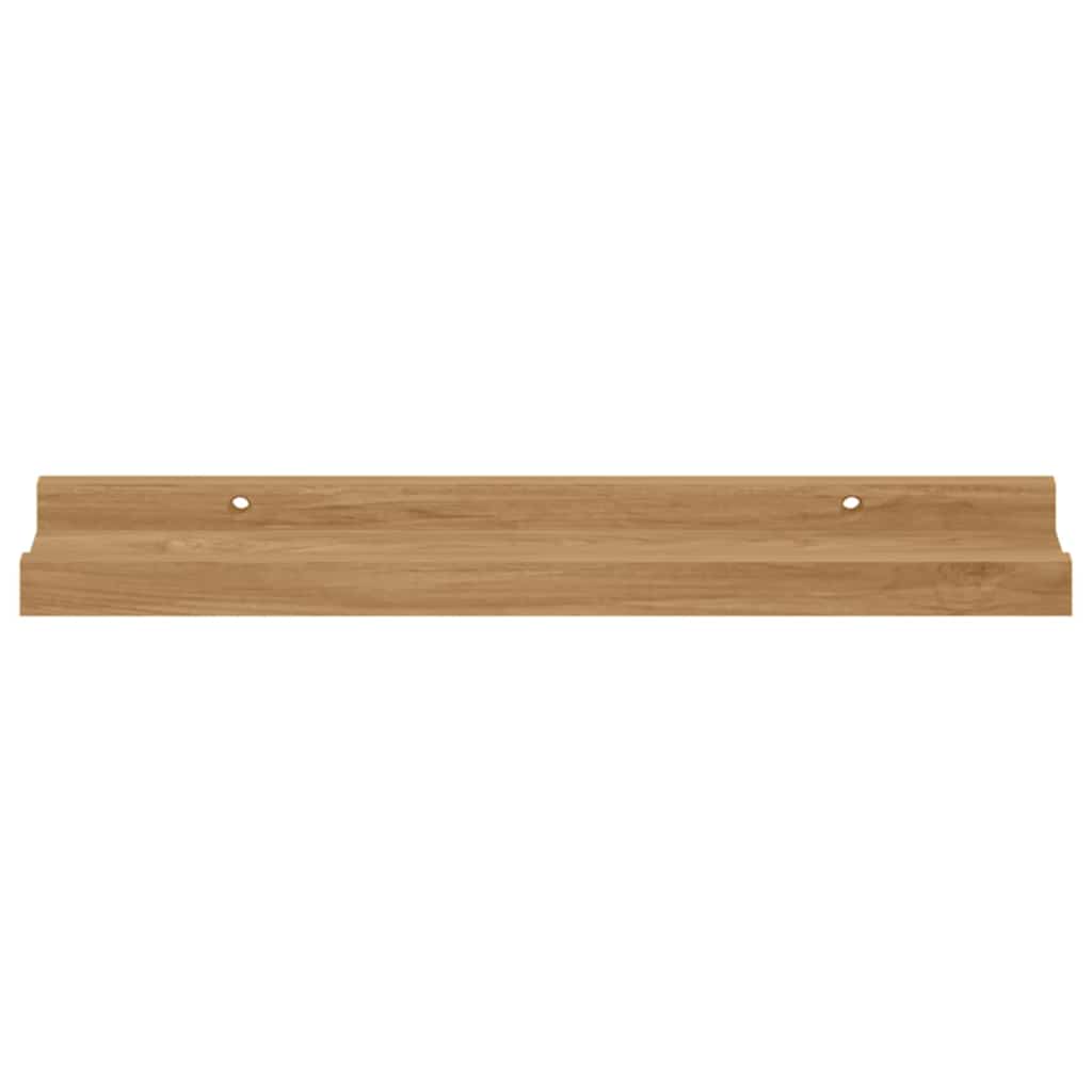 Wall Shelf With Shelf 2 Pcs Engineered Wood