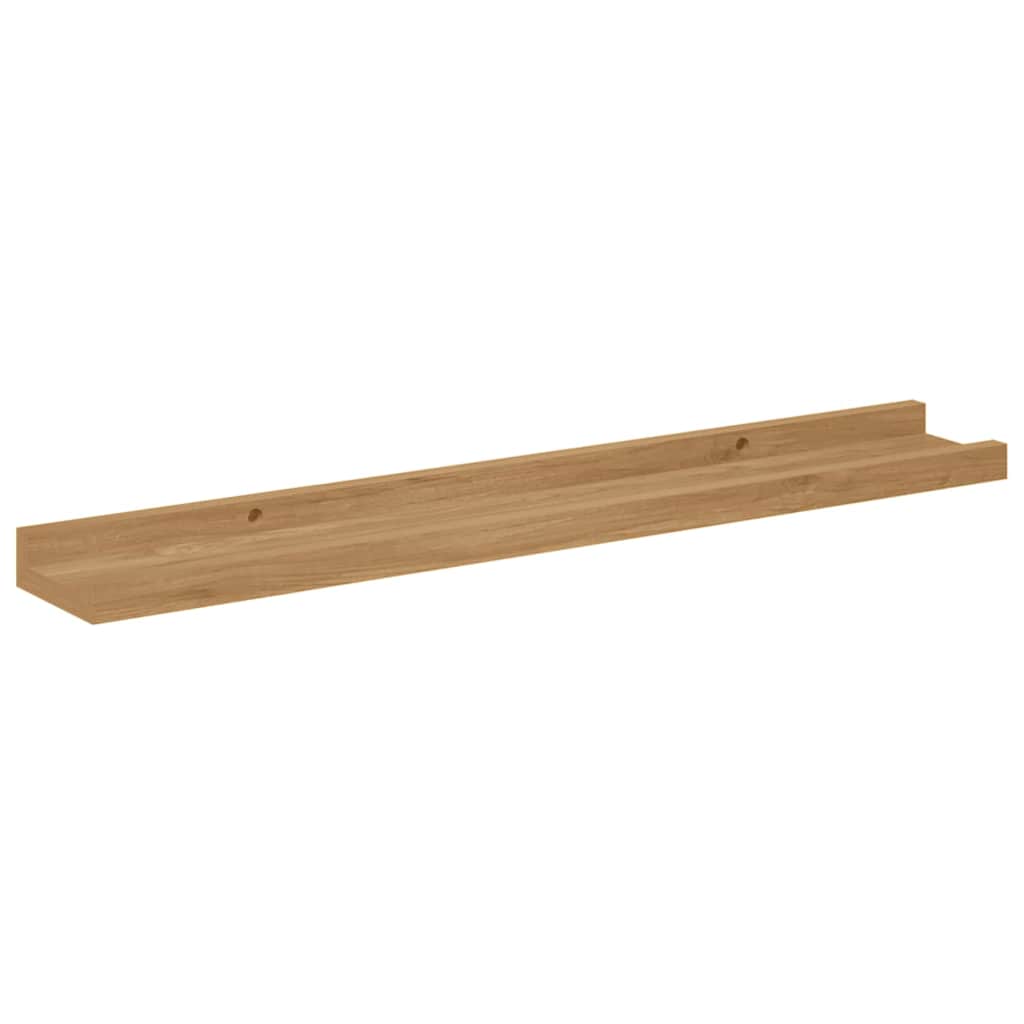 Wall Shelf With Shelf 2 Pcs Engineered Wood