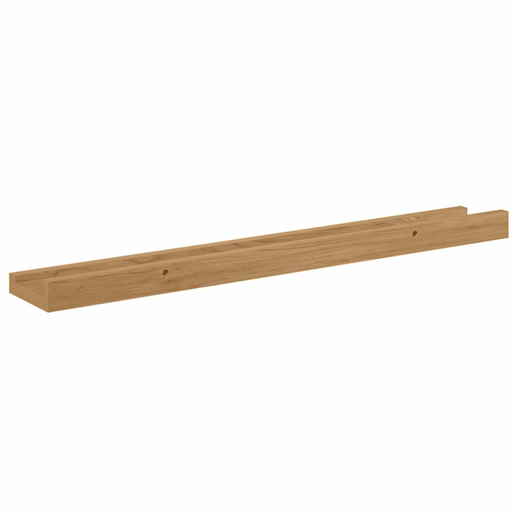 Wall Shelf With Shelf 2 Pcs Engineered Wood