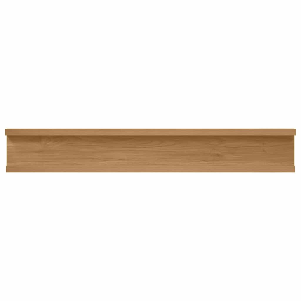 Wall Shelf With Shelf 2 Pcs Engineered Wood