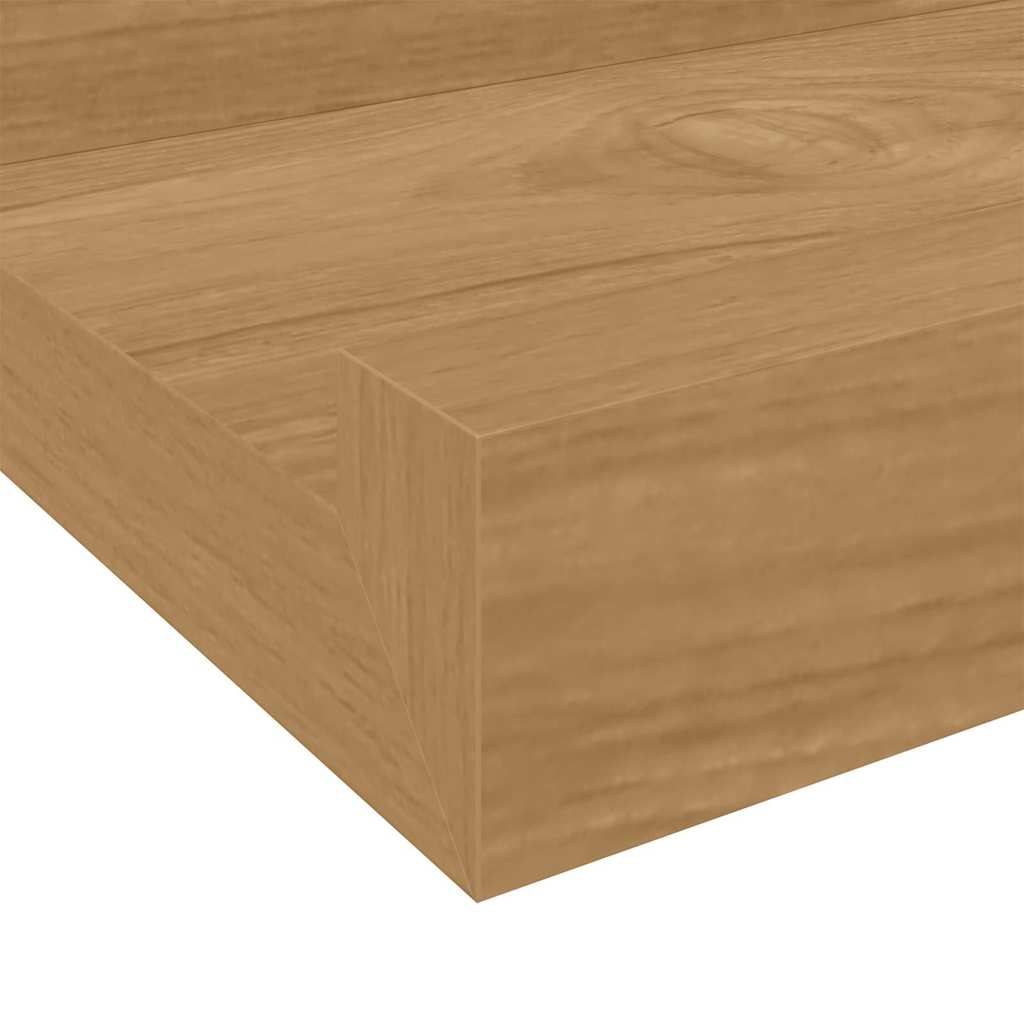 Wall Shelf 2 Pcs Engineered Wood