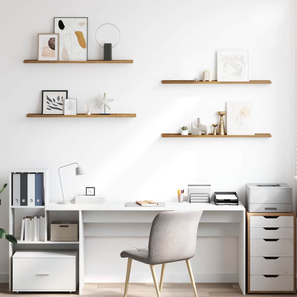 Wall Shelf 4 Pcs Engineered Wood