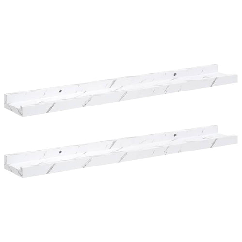 Wall Shelf 2 Pcs Engineered Wood
