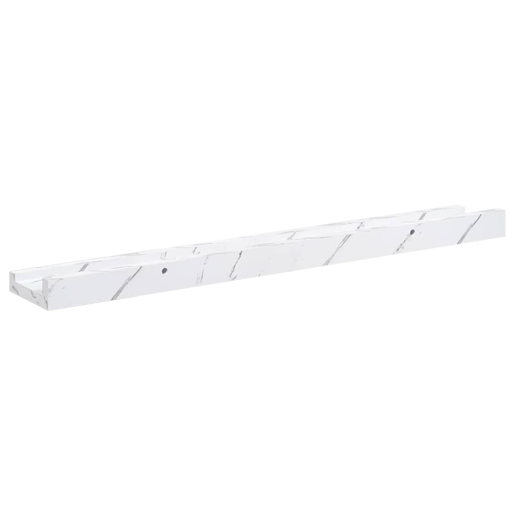 Wall Shelf 2 Pcs Engineered Wood