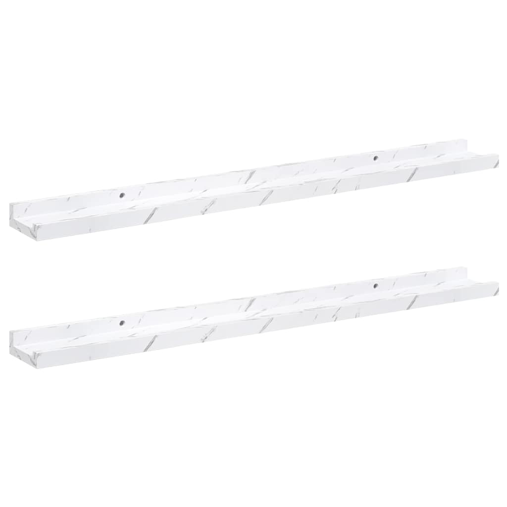 Wall Shelf 2 Pcs Engineered Wood