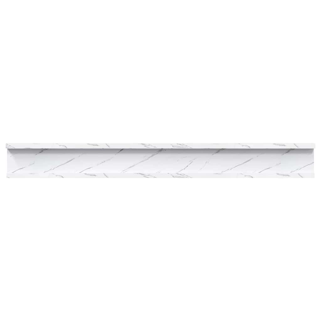 Wall Shelf 2 Pcs Engineered Wood