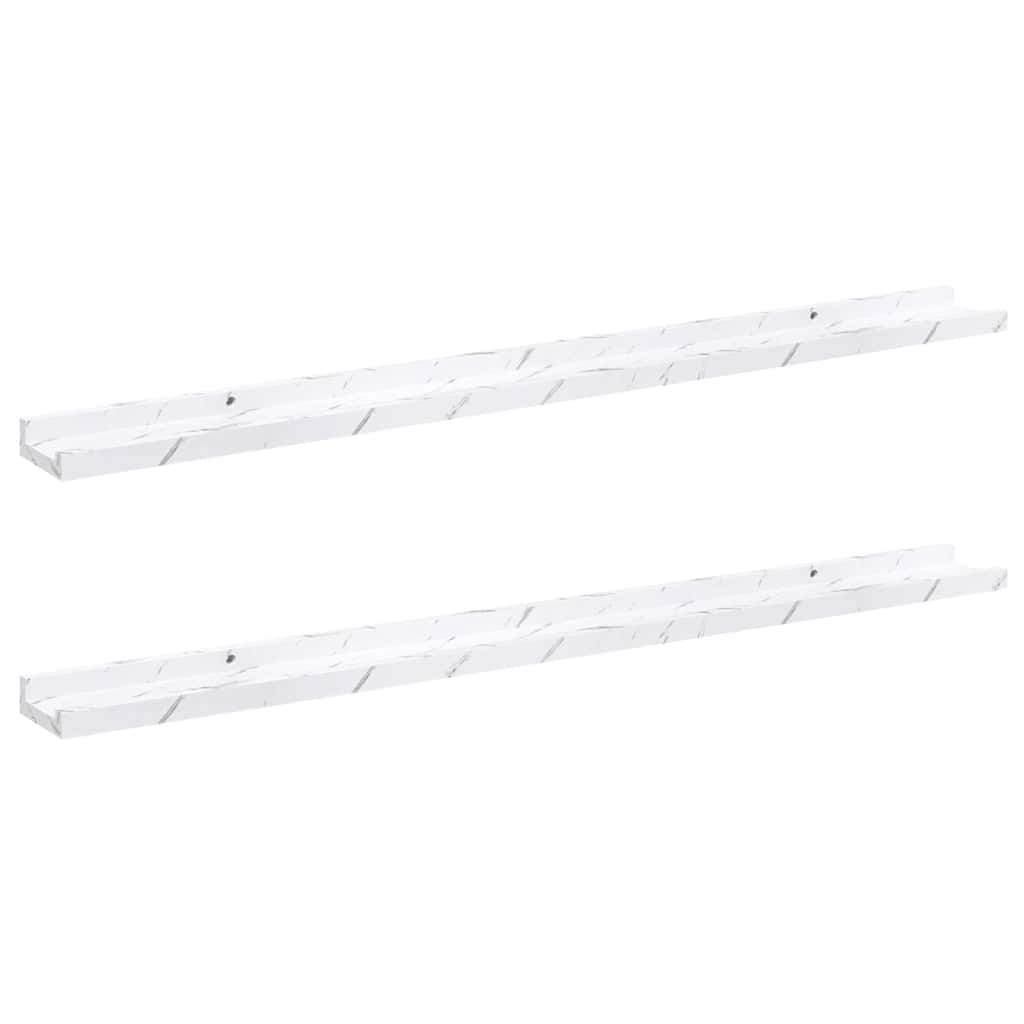 Wall Shelf 2 Pcs Engineered Wood