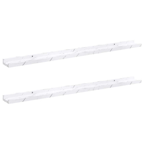 Wall Shelf 2 Pcs Engineered Wood