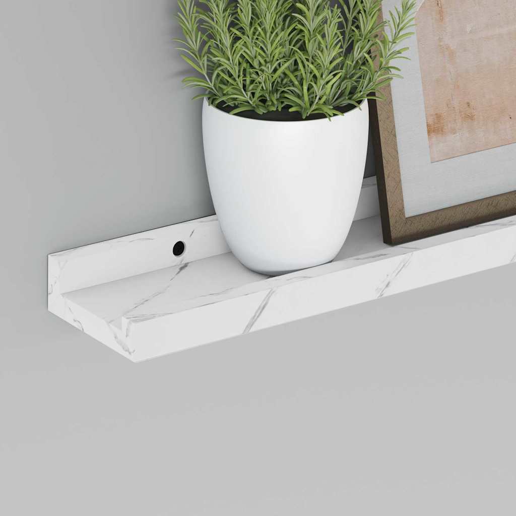 Wall Shelf Floating Shelves 4 Pcs Engineered Wood Display Storage Set