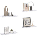 Wall Shelf 4 Pcs Engineered Wood