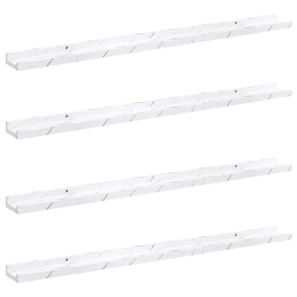 Wall Shelf 4 Pcs Engineered Wood
