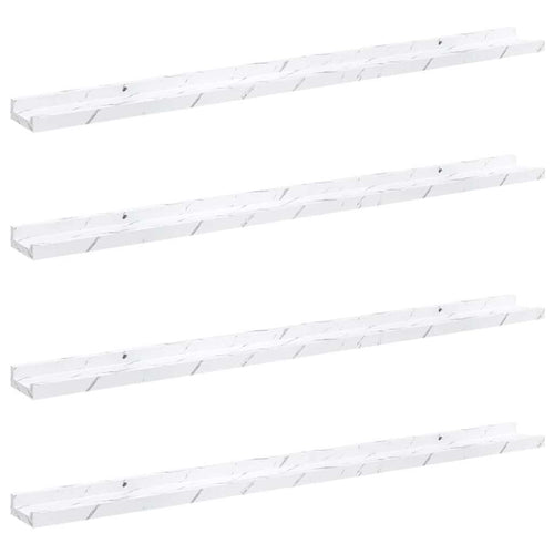 Wall Shelf 4 Pcs Engineered Wood