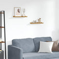 Wall Shelf Floating Shelves 2 Pcs Storage Display Shelving Engineered Wood