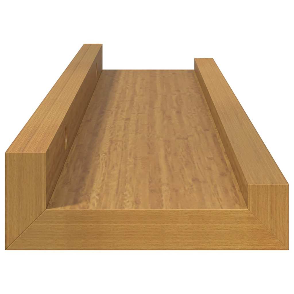 Wall Shelf Floating Shelves 2 Pcs Storage Display Shelving Engineered Wood