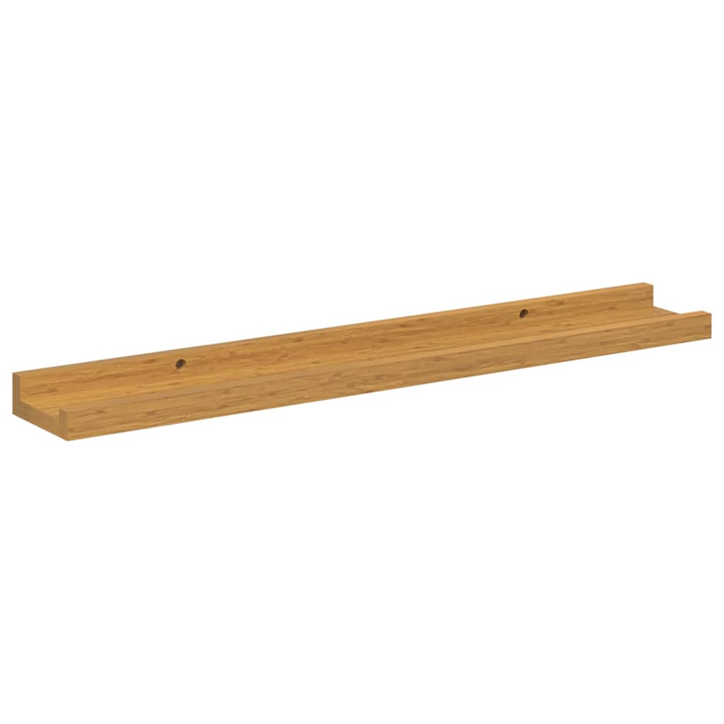 Wall Shelf With Shelf 2 Pcs Engineered Wood