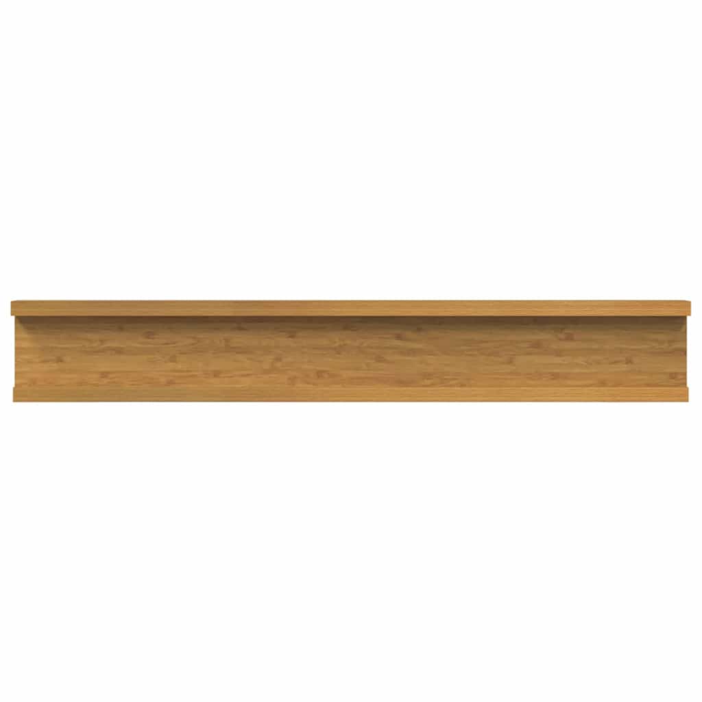 Wall Shelf With Shelf 2 Pcs Engineered Wood