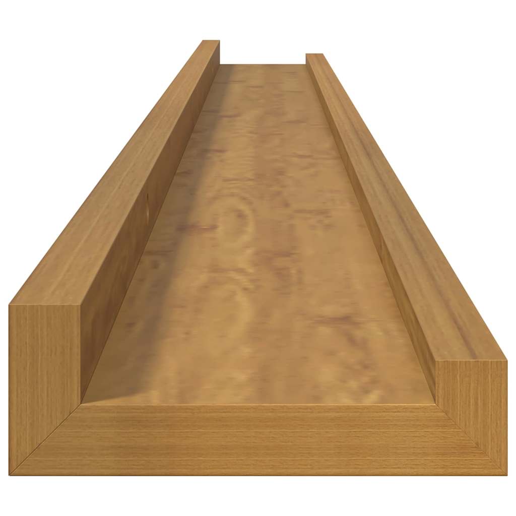 Wall Shelf Floating Shelves 2 Pcs Display Storage Shelving Unit Engineered Wood