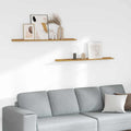 Wall Shelf 2 Floating Shelves Modern Display Storage Engineered Wood