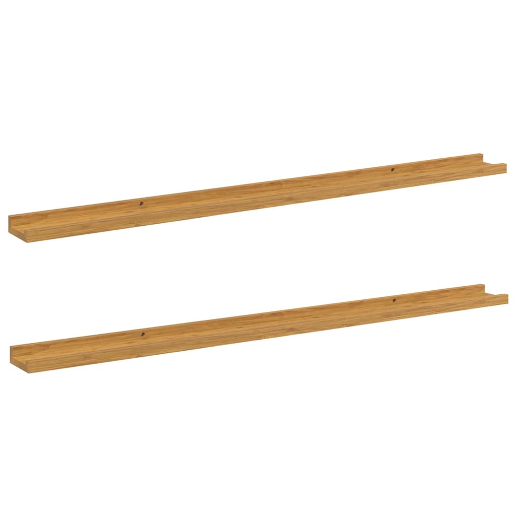 Wall Shelf 2 Floating Shelves Modern Display Storage Engineered Wood