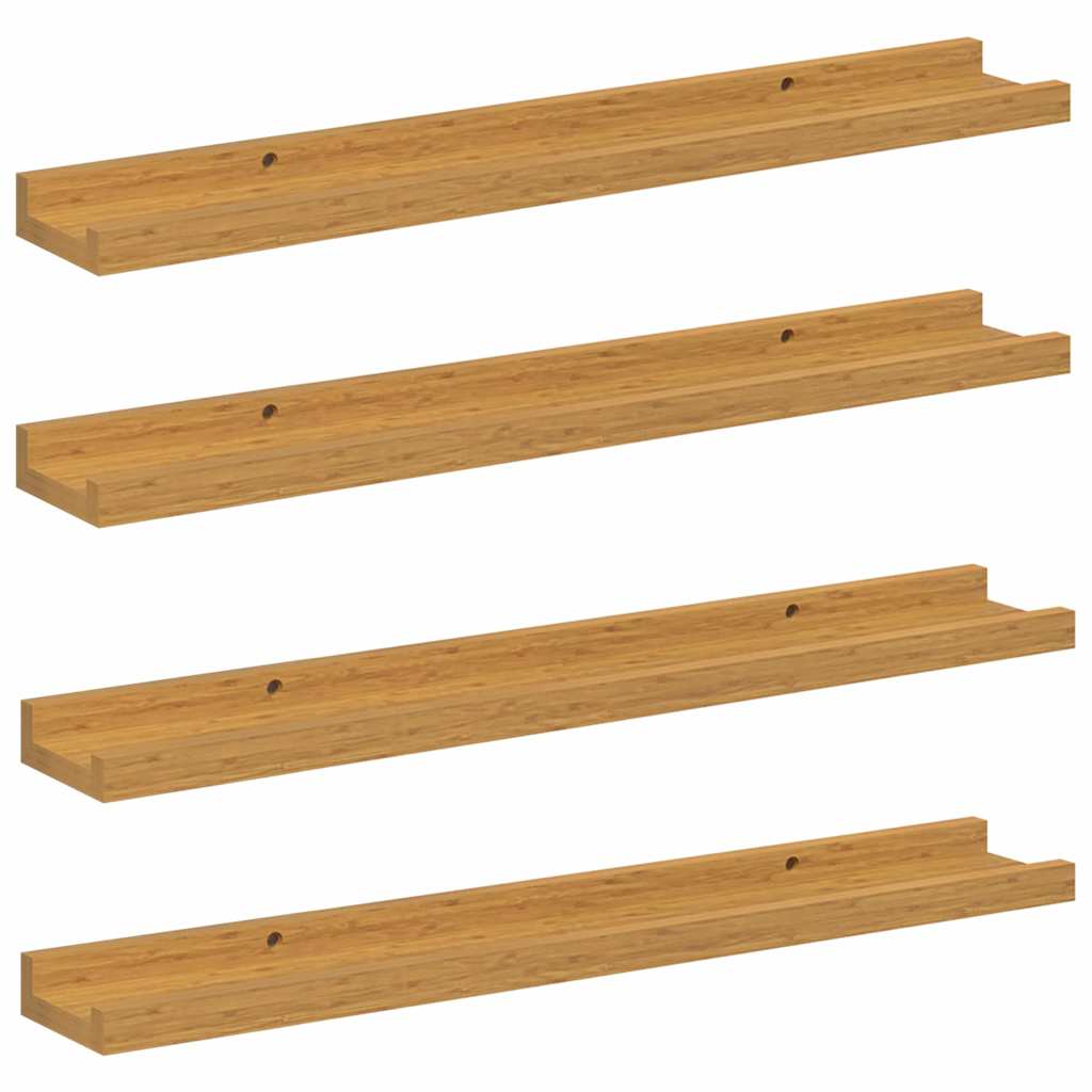 Wall Shelf With Shelf 4 Pcs Engineered Wood