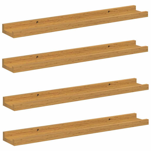 Wall Shelf With Shelf 4 Pcs Engineered Wood