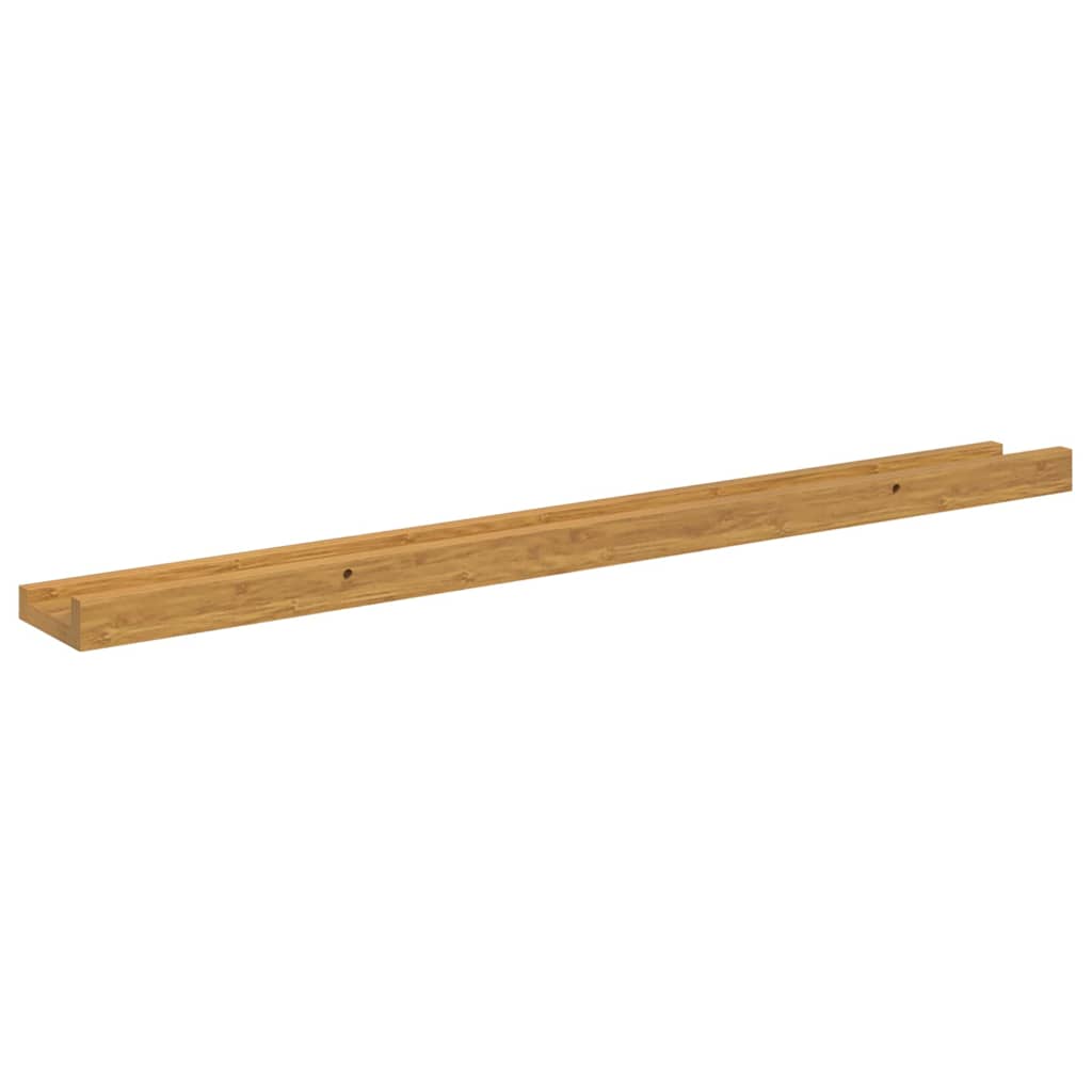Wall Shelf 4pc Floating Set 80cm Beige Engineered Wood Storage Shelves 80 cm