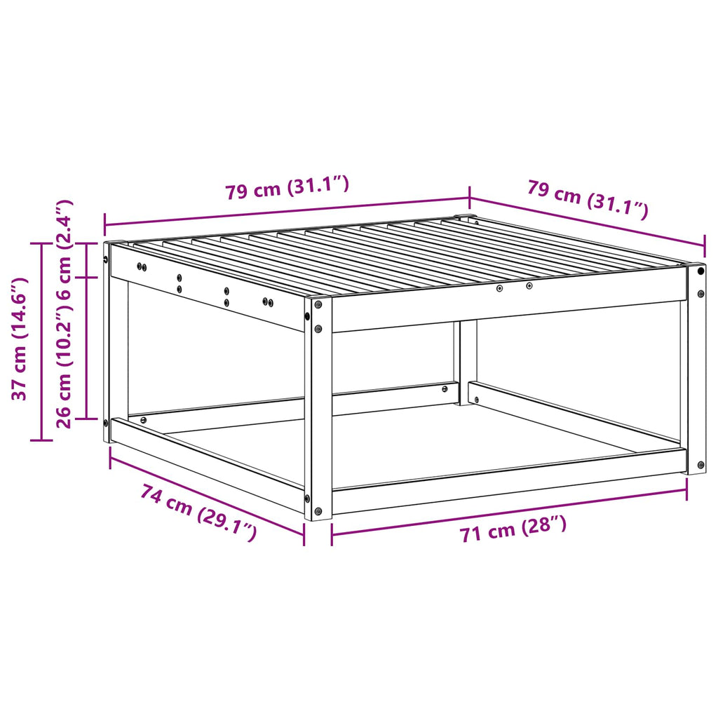 Outdoor 79 X 79 X 37 Cm