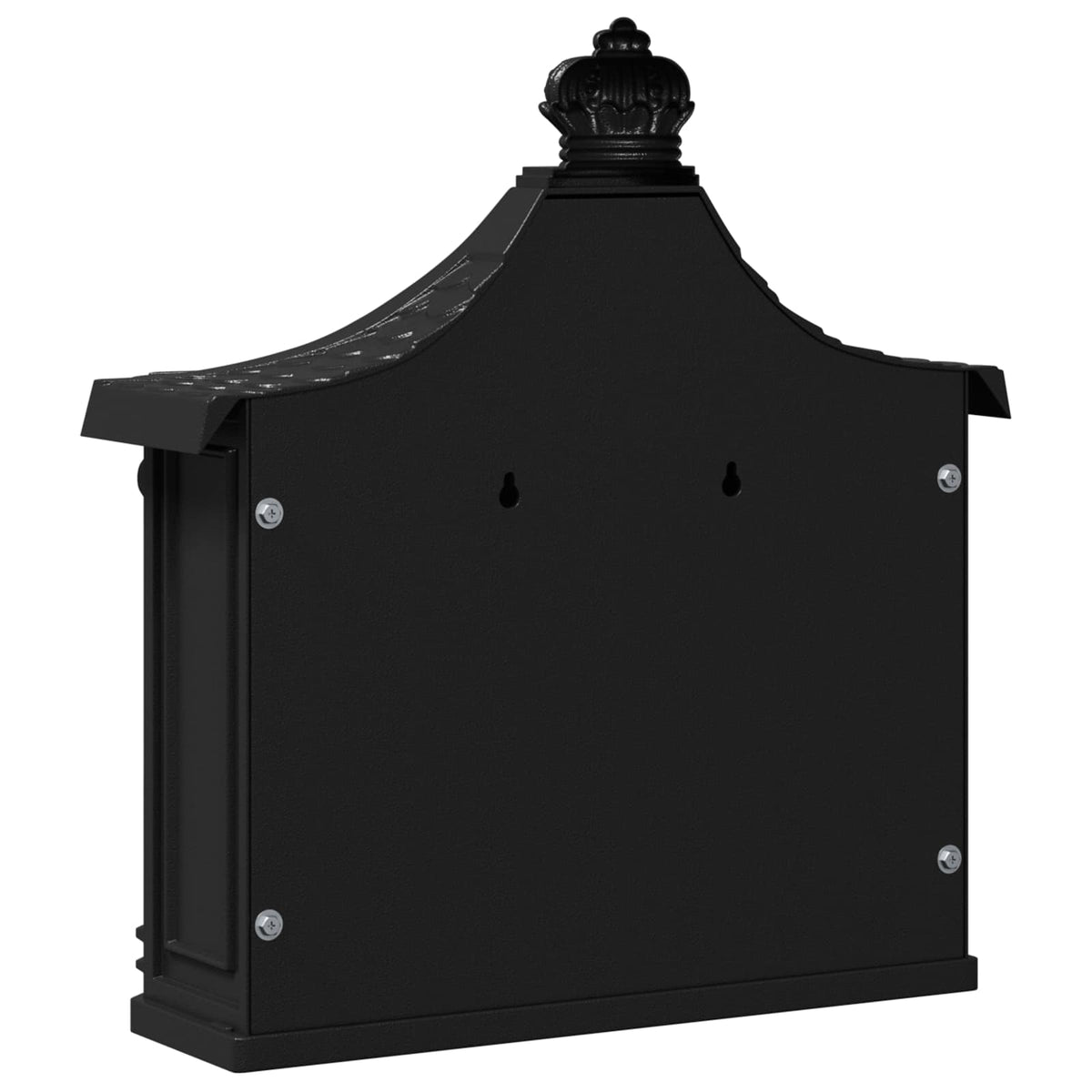 Post Boxes Vintage Bronze Mailbox Wall Mounted Cast Aluminum Lockable Outdoor Re