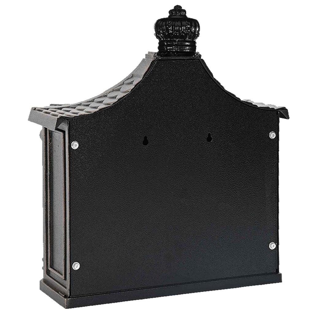 Wall Mounted Mailbox 40.5 X 16 X 45 Cm Cast Aluminum