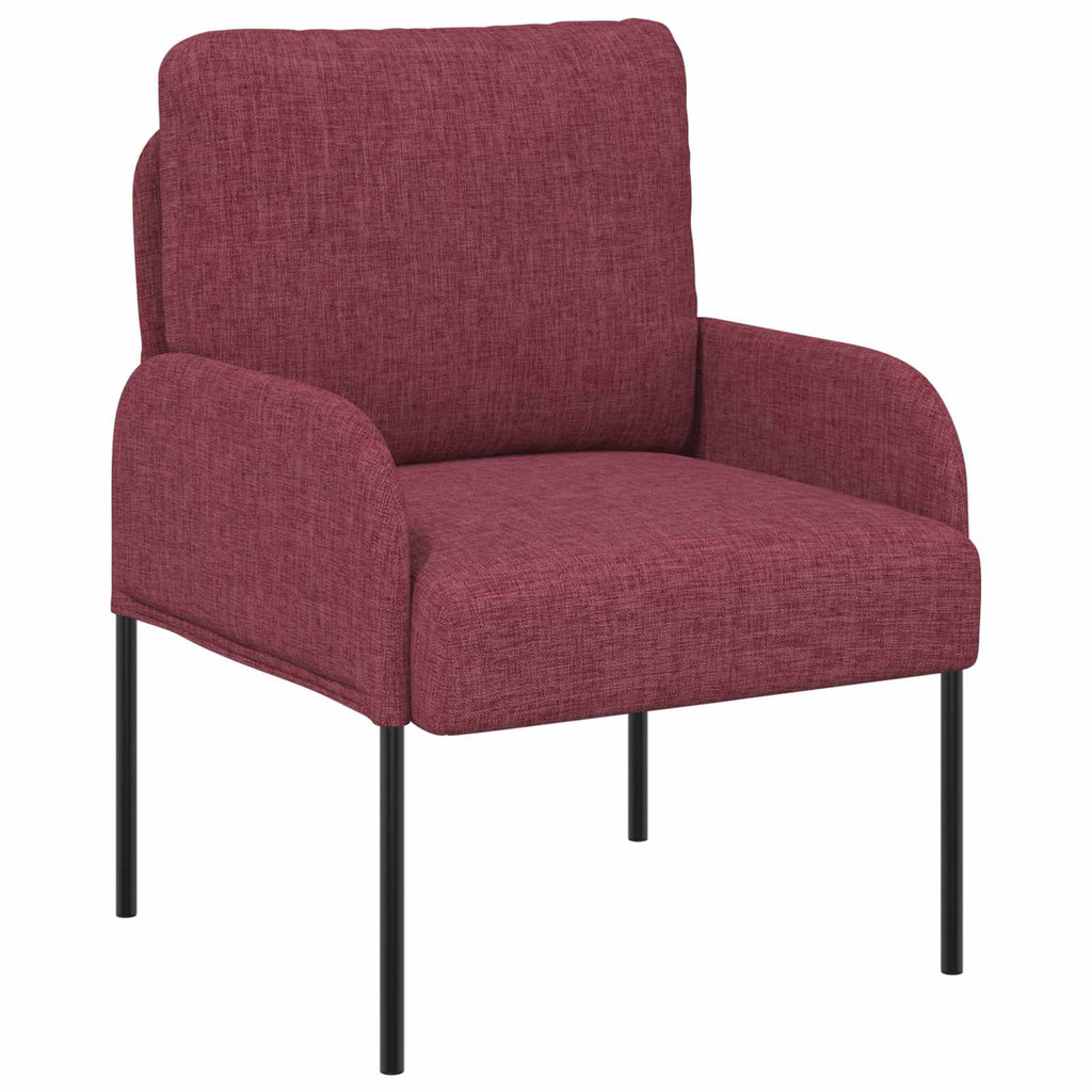 Sofa Sets With Cushion 3 Pcs Wine Red 115 X 56 X 80 Cm Plywood