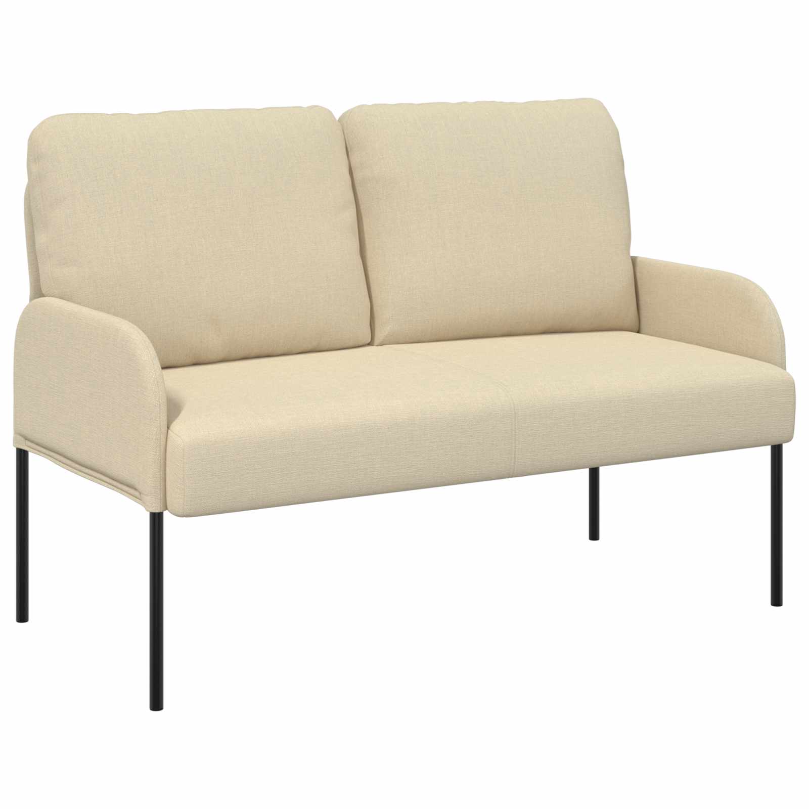 Sofa Sets With Cushion 3 Pcs Cream 115 X 56 X 80 Cm Plywood