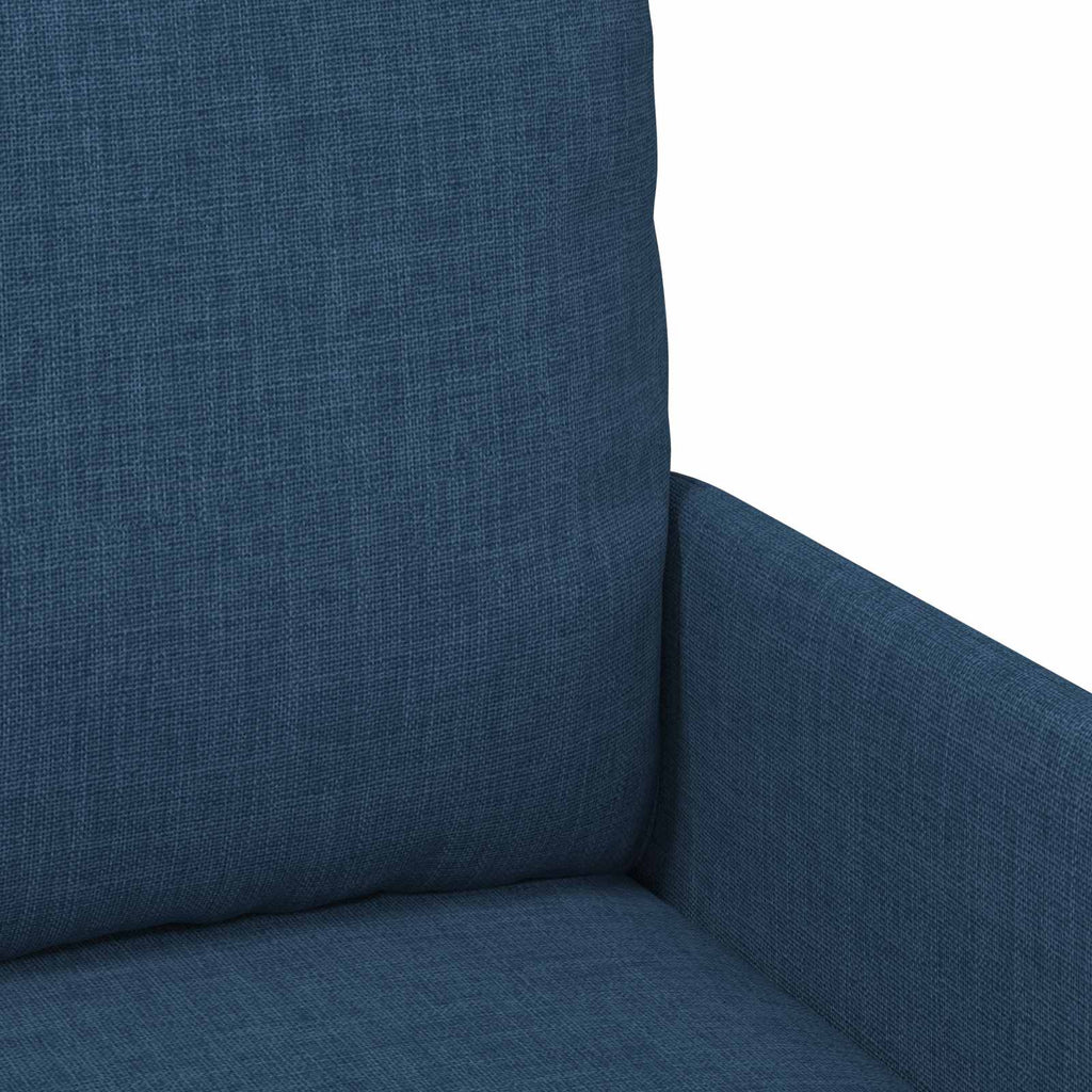 Sofa Sets With Cushion 3 Pcs Blue 115 X 56 X 80 Cm Plywood