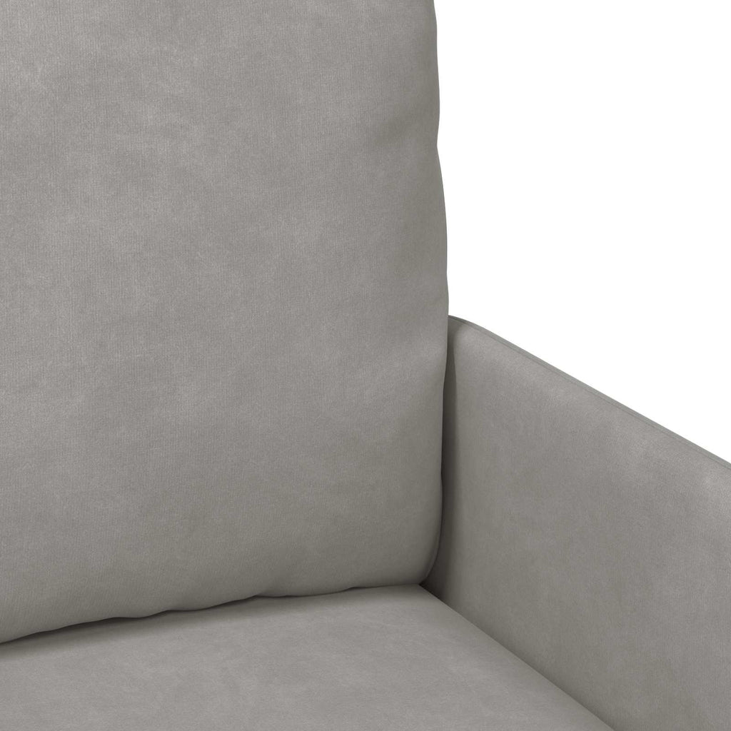 Sofa Sets 3 Pcs Light Grey 115 X 56 X 80 Cm Plywood