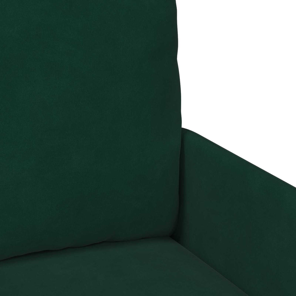 Sofa Sets 3 Pcs Dark Green 115 X 56 X 80 Cm Plywood