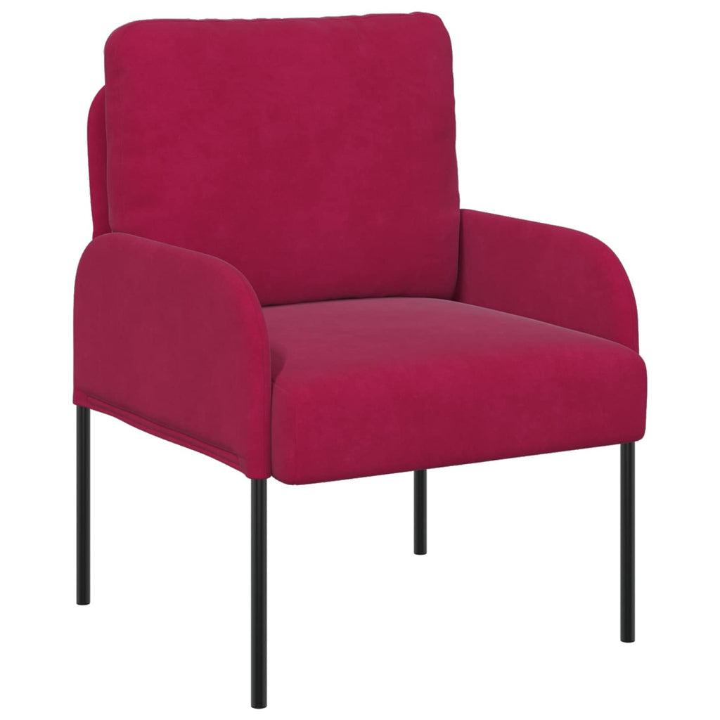 Sofa Sets With Cushion 3 Pcs Wine Red 115 X 56 X 80 Cm Plywood