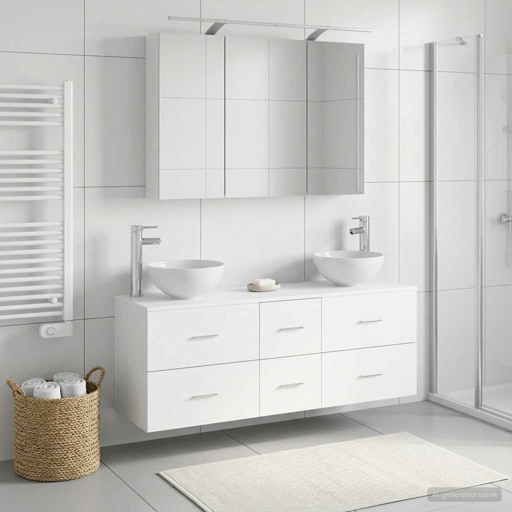 Bathroom Furniture Set 4 Pcs